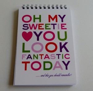Front - You look fantastic today! Front - You look fantastic today!