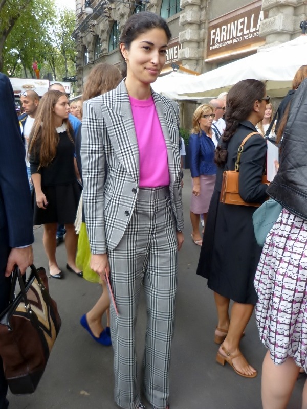 Caroline Issa Tank Magazine`s executive Fashion Director in Milan Caroline Issa Tank Magazine`s executive Fashion Director in Milan