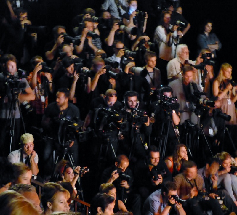 Fotografen auf der Mercedes Benz Fashion Week